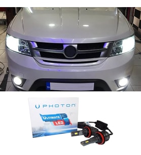 Fiat Freemont Led Xenon Kısa Far Ampulü H11 Ultimate 9500 Lumens Yeni Seri Beyaz