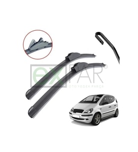 MERCEDES BENZ A SERİSİ ÖN CAM SİLECEK SÜPÜRGESİ TAKIMI 1998 - 2004 MERSEDES W168 ÖN SİLECEK A150