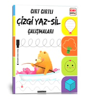 Cırt Cırtlı Çizgi YAZ-SİL Çalışmaları