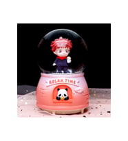 Naruto Büyük Boy Kar Küresi Işıklı, Müzikli, Püskürtmeli, Kırmızı, 16X12
