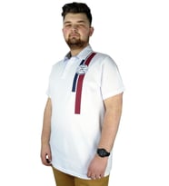 Mode XL Erkek T shirt Polo Flight Team 22311 Beyaz