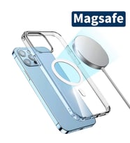iPhone 15 Pro Max Uyumlu Kılıf Case, Transparent Hard PC with Magsafe Charging Feature Cover (Şeffaf)