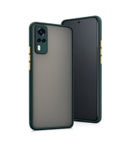 Vivo Y53S Kılıf Montreal Silikon Kapak - Yeşil