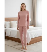 Kadın 1155-7 Uzun Kol Selanik Pijama Takımı