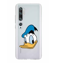 Xiaomi Mi Note 10 Uyumlu Kapak Donald Duck Tasarımlı Şeffaf Silikon Kılıf