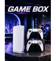 Game Box 3D Çift Oyun Kollu 4K HD Ekran 20000'den Fazla Oyun Seçeneği 2.4G Kablosuz