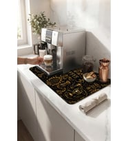 Valerine Life Kahve Espresso Makinesi Matı 35x45cm Çaycı Pad Su Geçirmez Golden Coffee
