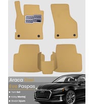 AUDİ A5 (2016-2025) Uyumlu EVA Paspas Tam Set–Araca Özel,Su Geçirmez,Hızlı ve Kolay Montaj