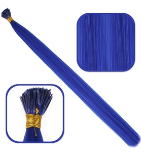 Fiber Sen Boncuk Kaynaklık Renkli / Koyu Mavi / 100 Adet