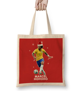 Marcel HoHoHo Vieira Football Christmas Bez Çanta Uzun Saplı