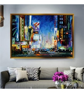 Altın Çerçeveli dekoratif tablo l899 (Gold)