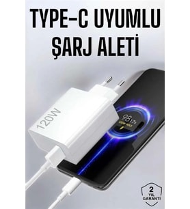 Type-C 120W Şarj Aleti Hızlı Şarj Turbo Yeni Nesil