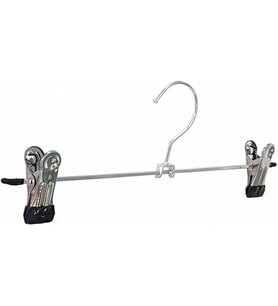 Mandallı Etek Askısı 40 cm Metal Kıyafet Askısı Kırışıklık Önleyici