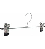 Mandallı Etek Askısı 40 cm Metal Kıyafet Askısı Kırışıklık Önleyici
