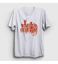 Presmono Unisex Beyaz Logo Perverted Ceremony T-Shirt 428191tt (Beyaz)