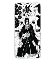 Samsung Galaxy A72 Uyumlu Itachi Uchiha Tasarımlı Şeffaf Telefon Kılıfı