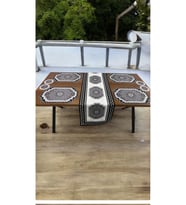 9 Parça Runner Ve Supla Seti Amerikan Servis Runner 40 X 140 Ve Bardak Altlığı