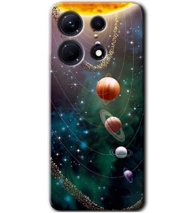 İnfinix Note 30 Kılıf HD Desen Baskılı Arka Kapak - Cosmos
