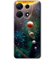 İnfinix Note 30 Kılıf HD Desen Baskılı Arka Kapak - Cosmos