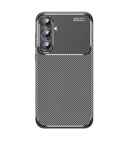 Samsung Galaxy A15 4G Kılıf Auto Focus Karbon Kapak - Siyah