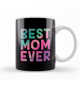 Best Mom Ever   Mom Gifts Anneler Günü Kupa Bardak Porselen
