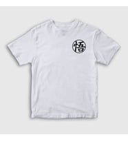 Presmono Unisex Çocuk Beyaz Kanji Go Anime Dragon Ball T-Shirt 236210tt (Beyaz)