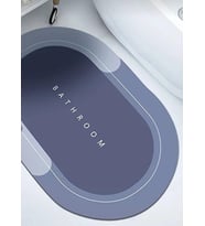Süper Su Emici Kaymaz Tabanlı Banyo Paspası ( 40x60 )cm