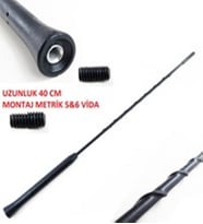 OTO ANTEN UCU 40CM