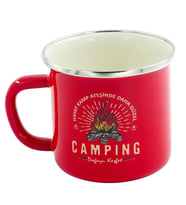Orcamp Retro Emaye Kupa Bardak 330 cc [Camping] Kırmızı