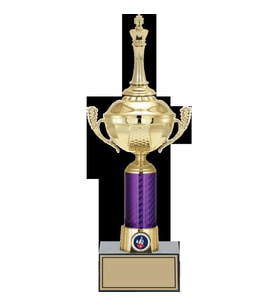ODAK KUPA - Figürlü Kupalar - Satranç Figürlü Kupalar FG-060 C - 37 cm