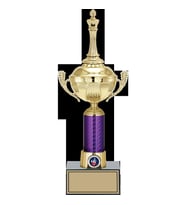 ODAK KUPA - Figürlü Kupalar - Satranç Figürlü Kupalar FG-060 C - 37 cm