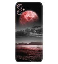 Samsung Galaxy A05 Kılıf Resimli Desenli Silikon Platinium Series Red World 1836