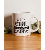 Gril's Daddy Baskılı Babalar Günü Kupa (Beyaz)
