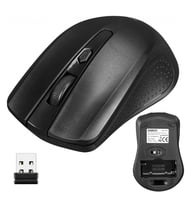 EVEREST SMW-487 USB SİYAH 2.4GHZ 1500 DPI OPTİK KABLOSUZ MOUSE (4434)