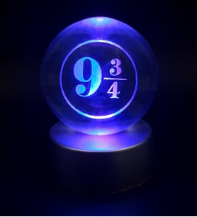 3d Işıklı Büyücü Cam Küre