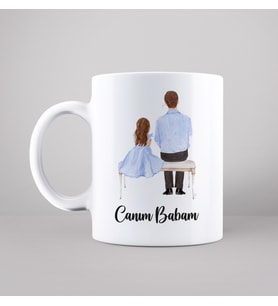 Canım Babam Tasarımlı Kupa