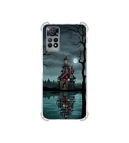 PrintiFy Xiaomi Redmi Note11pro ile Uyumlu Simya Serisi Gölge Ve Cam Tasarımlı Uv Baskılı Köşe Korumalı Antişok Kılıf