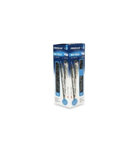 Pensan Tükenmez Kalem Pen Tech 0.7 MM Siyah Tükenmez Kalem (12 Li Paket)