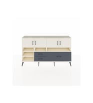 Arges Konsol 8 Raflı 3 Çekmeceli 4 Kapaklı 176x30x99 Aytaşı-Aytaşı/Antrasit