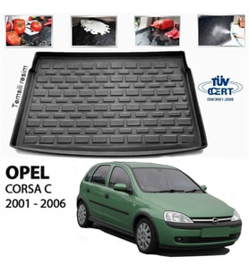 Opel Corsa C Bagaj Havuzu Paspası 2000-2006