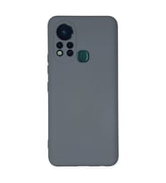 İnfinix Hot 11s Kılıf Nano İçi Kadife Silikon - Gri