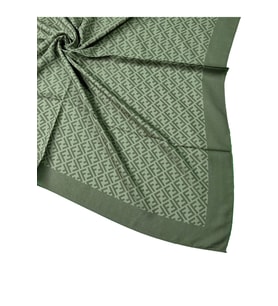 Işıl İpek - F Desen Siena Eşarp 100x100 cm (Acı Kahve)