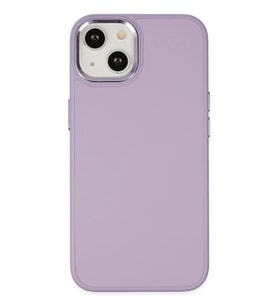 Durukar® iPhone 14 Plus Kılıf Asya Deri Silikon - Lila