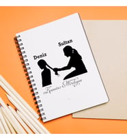 Anne Kız ( Kanatsız Meleğim ) Tasarımlı Defter Kişiye Özel