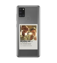 Samsung Galaxy A21S Uyumlu Breaking Bad Tasarımlı Şeffaf Telefon Kılıfı