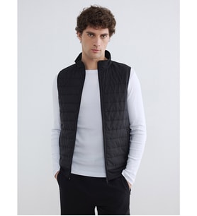 LCWAIKIKI Classic Siyah Dik Yaka Erkek Fermuarlı Sweatshirt