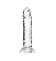 MYST COLOR Dildo Realistik Jel Dokuda Testissiz Ultra Yumuşak Şeffaf Mini Yapay Penis 13 CM