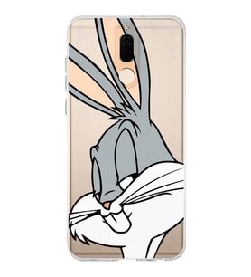 Huawei Mate 10 Lite Uyumlu Bugs Bunny Desenli Şeffaf Telefon Kılıfı