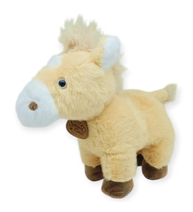 Peluş Hayvanlar Sesli 30 cm At - Açık Kahverengi