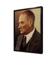 Atatürk Çerçeveli Mdf Tablo